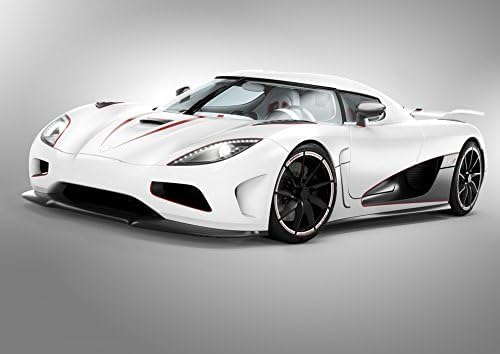 Koenigsegg Agera R Sports Super Car Wall Art Poster Print available framed or unframed wall art poster – printed in Yorkshire