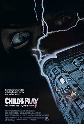 Child's Play 1988 Cult Vintage Slasher Horror Film Movie Poster Print wall art poster – printed in Yorkshire