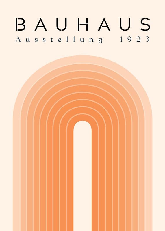 Bauhaus Style Print No. 52 Geometric Abstract Wall Art Poster Modern Minimalist Decor for Home, Office or Studio Framed or Unframed wall art poster – printed in Yorkshire