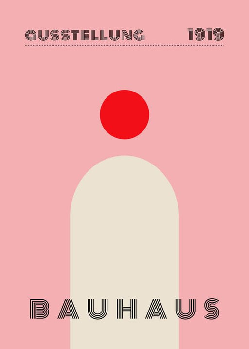 Bauhaus Style Print No. 51 Geometric Abstract Wall Art Poster Modern Minimalist Decor for Home, Office or Studio Framed or Unframed wall art poster – printed in Yorkshire