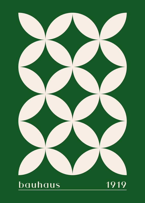 Bauhaus Style Print No. 29 Geometric Abstract Wall Art Poster Modern Minimalist Decor for Home, Office or Studio Framed or Unframed wall art poster – printed in Yorkshire