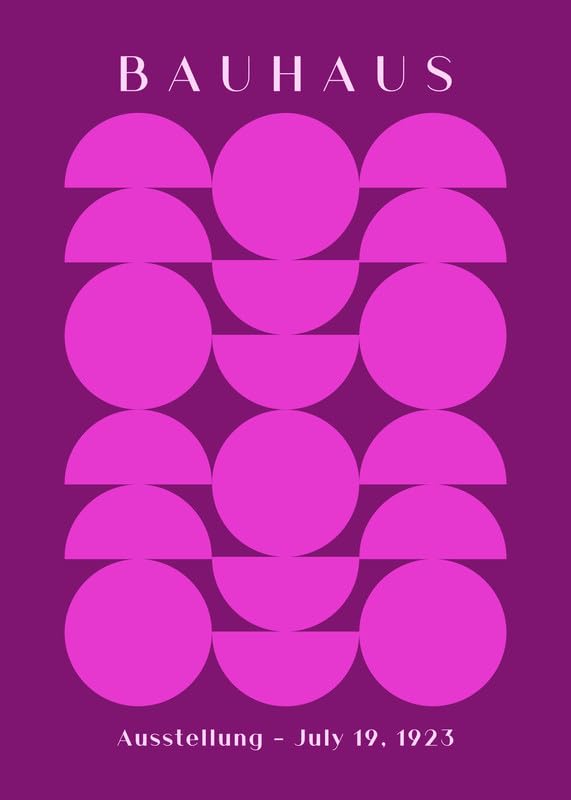 Bauhaus Style Print No. 35 Geometric Abstract Wall Art Poster Modern Minimalist Decor for Home, Office or Studio Framed or Unframed wall art poster – printed in Yorkshire