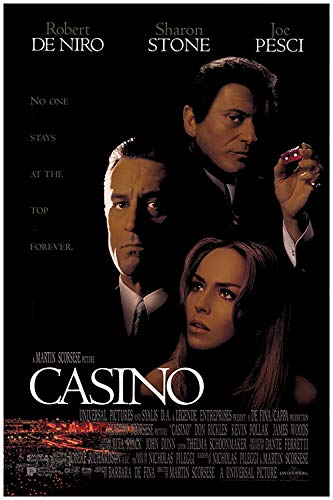 Casino Vintage Movie Poster A3 280gsm gloss print 30 x 42 cm 11.6 x 16.5 inch wall art poster – printed in Yorkshire