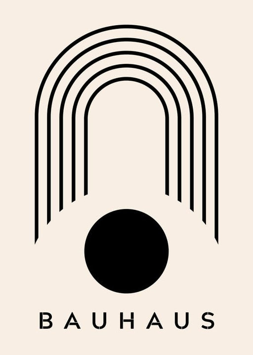 Bauhaus Style Print No. 38 Geometric Abstract Wall Art Poster Modern Minimalist Decor for Home, Office or Studio Framed or Unframed wall art poster – printed in Yorkshire