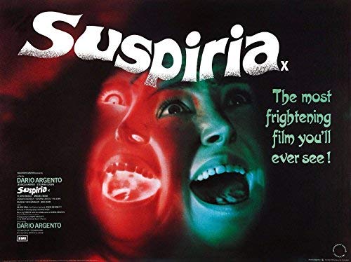 Suspiria 1977 Cult Vintage Horror Film Movie Poster Print Dario Argento wall art poster – printed in Yorkshire