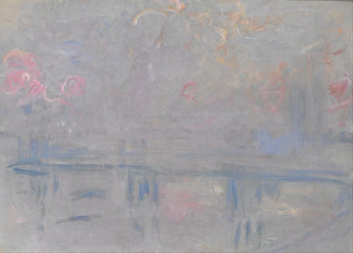 Claude Monet 'Charing Cross Bridge', France, 1900, Impressionism, Reproduction 250gsm A4 & A3 Vintage Classic Art Poster Print wall art poster – printed in Yorkshire