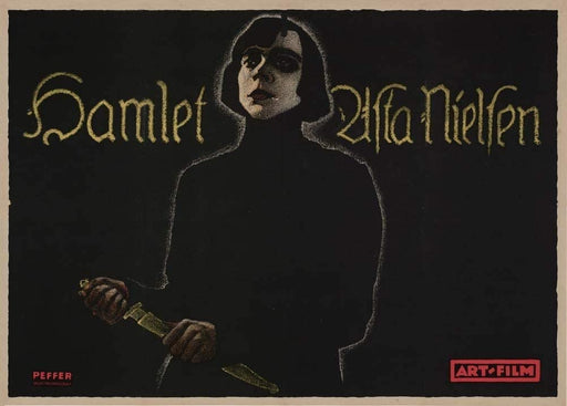 RPW Roystone Print Works Vintage Film and Theatre 'Shakespeare's Hamlet', Germany, 1920, Reproduction 250gsm A4 & A3 Vintage Shakespeare Poster wall art poster – printed in Yorkshire