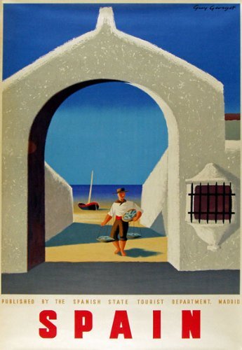 Vintage Spain Spanish Travel Tourism Poster Wall Art A3 & A4 Re-Print wall art poster – printed in Yorkshire