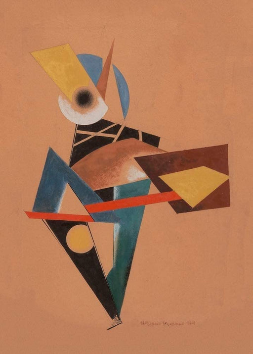 Alexander Rodchenko 'The Clown', Russia, 1919, Reproduction 250gsm Vintage Russian Constructivism Poster Print wall art poster – printed in Yorkshire