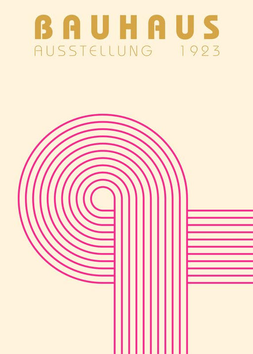 Bauhaus Style Print No. 1 Geometric Abstract Wall Art Poster Modern Minimalist Decor for Home, Office or Studio Framed or Unframed wall art poster – printed in Yorkshire