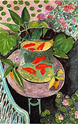 Goldfish 1911 Henri Matisse - Film Movie Poster - Best Print Art Reproduction Quality Wall Decoration Gift wall art poster – printed in Yorkshire