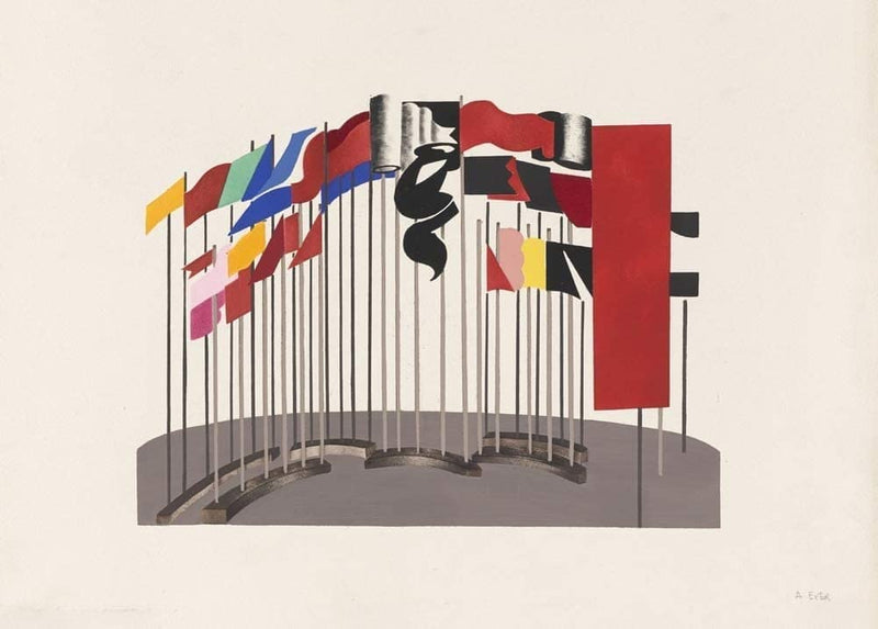 Alexandra Exter 'Faust', Poland, 1927, Reproduction 250gsm A4 & A3 Vintage Ballet Poster Print wall art poster – printed in Yorkshire