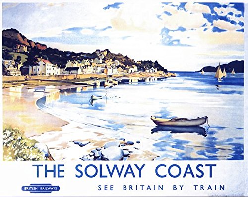 Vintage British Rail Solway Coast Railway Poster Wall Art A3 & A4 A3 Print wall art poster – printed in Yorkshire