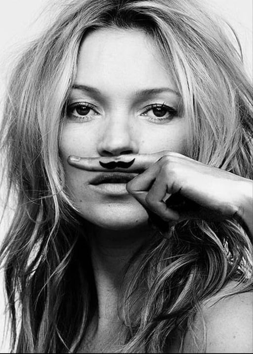 Kate Moss Black And White Model Wall Art Poster Print Various sizes framed unframed wall art poster – printed in Yorkshire