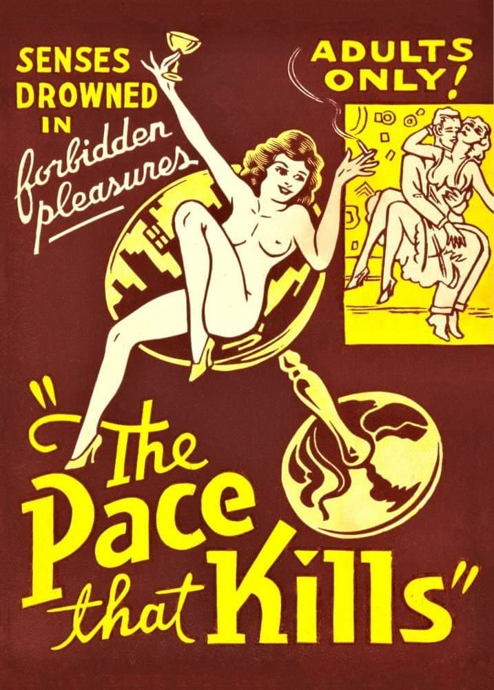 RPW Roystone Print Works Vintage Anti-Drug Propaganda 'Cocaine. The Pace That Kills', U.S.A, 1935, Reproduction 250gsm A4 & A3 Classic Vintage Poster wall art poster – printed in Yorkshire
