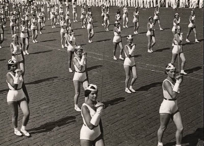 Alexander Rodchenko 'Sports Parade', Russia, 1924, Reproduction 250gsm A4 & A3 Vintage Russian Constructivism Poster Print wall art poster – printed in Yorkshire
