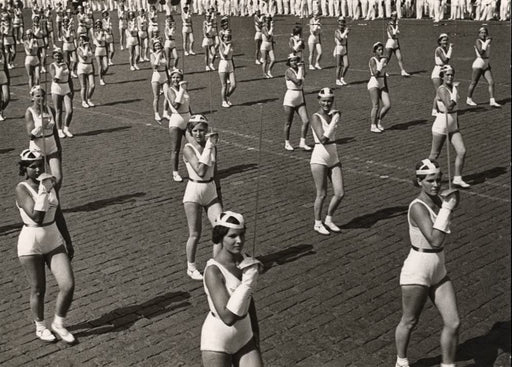 Alexander Rodchenko 'Sports Parade', Russia, 1924, Reproduction 250gsm A4 & A3 Vintage Russian Constructivism Poster Print wall art poster – printed in Yorkshire