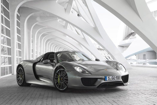 Porsche 918 Spyder Sports Super Car Wall Art Poster Print available framed or unframed wall art poster – printed in Yorkshire