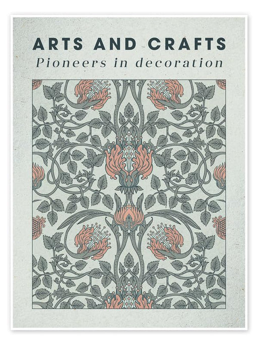 William Morris Pioneers in decoration 2 Vintage Floral Print Wall Art Poster Arts & Crafts Botanical Flower Home Decor Poster Print wall art poster – printed in Yorkshire