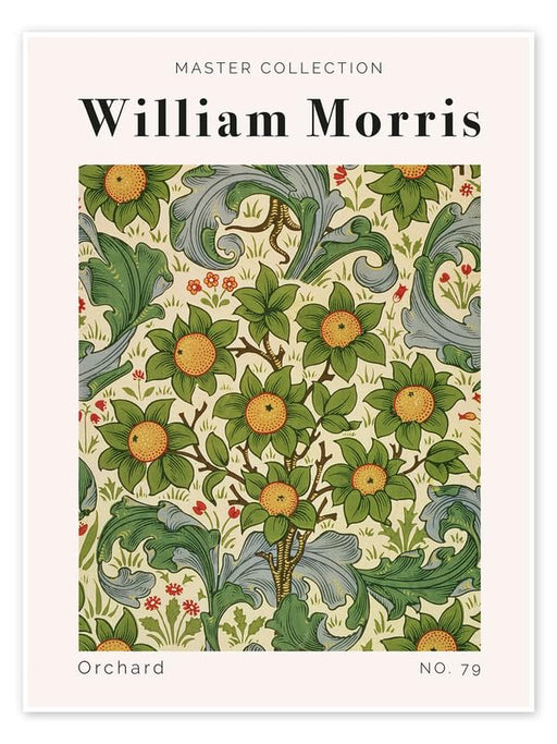 William Morris orchard 2 Vintage Floral Print Wall Art Poster Arts & Crafts Botanical Flower Home Decor Poster Print wall art poster – printed in Yorkshire