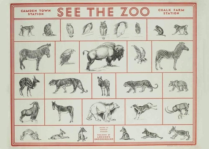 Funky Print Vintage London 'See The Joy', by Harold Stabler, 1872-1945, Reproduction Art Deco English Travel Poster wall art poster – printed in Yorkshire