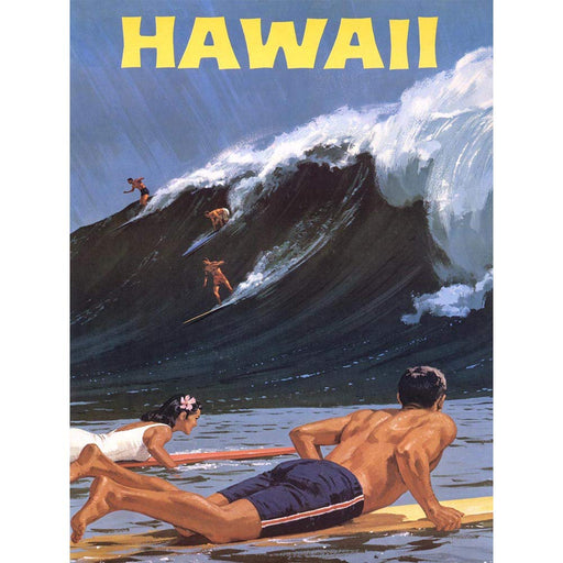 Travel Tourism Hawaii USA Surf Ocean Wave Art Print Poster Wall DŽcor A4 and A3 wall art poster – printed in Yorkshire