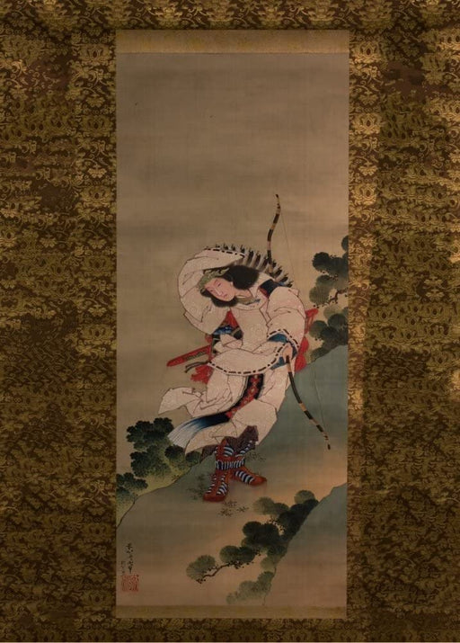 RPW Roystone Print Works Hokusai 'The Legendary Empress Jingu ArmeEd for Battle, Reproduction gloss A4 & A3 Vintage Classic Art Poster wall art poster – printed in Yorkshire