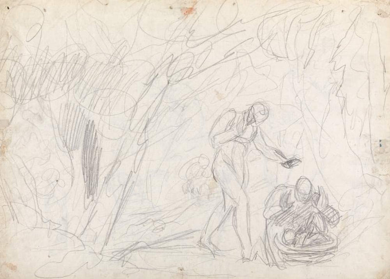 Vintage Film and Theatre 'Shakespeare. The Winter's Tale. The Abondonment and Rescue of Perdita', England, 18th Century, George Romney, Reproduction 250gsm A4 & A3 Vintage Shakespeare Poster wall art poster – printed in Yorkshire