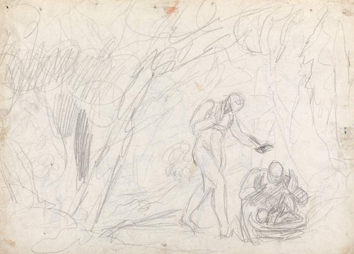 Vintage Film and Theatre 'Shakespeare. The Winter's Tale. The Abondonment and Rescue of Perdita', England, 18th Century, George Romney, Reproduction 250gsm A4 & A3 Vintage Shakespeare Poster wall art poster – printed in Yorkshire