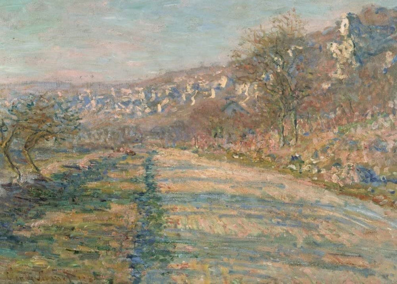 Claude Monet 'Road of La Roche-Guyon, Detail', France, 1880, Impressionism, Reproduction 250gsm A4 & A3 Vintage Classic Art Poster Print wall art poster – printed in Yorkshire