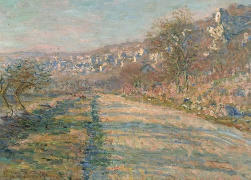 Claude Monet 'Road of La Roche-Guyon, Detail', France, 1880, Impressionism, Reproduction 250gsm A4 & A3 Vintage Classic Art Poster Print wall art poster – printed in Yorkshire