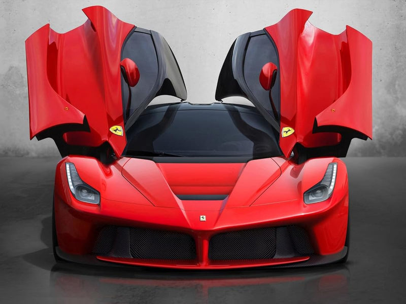 Ferrari La Ferrari Hybrid Stunning Sports Super Car Wall Art Poster Print available framed or unframed wall art poster – printed in Yorkshire