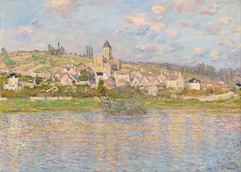 Claude Monet 'Vetheuil', France, 1879, Impressionism, Reproduction 250gsm A4 & A3 Vintage Classic Art Poster Print wall art poster – printed in Yorkshire