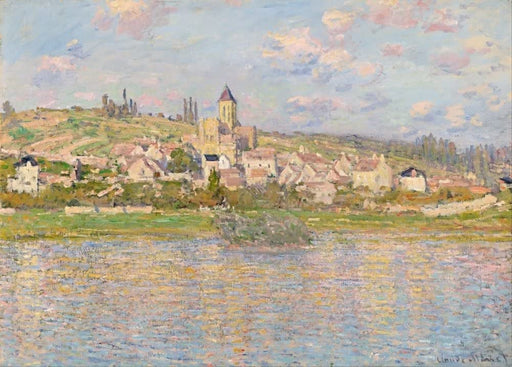 Claude Monet 'Vetheuil', France, 1879, Impressionism, Reproduction 250gsm A4 & A3 Vintage Classic Art Poster Print wall art poster – printed in Yorkshire