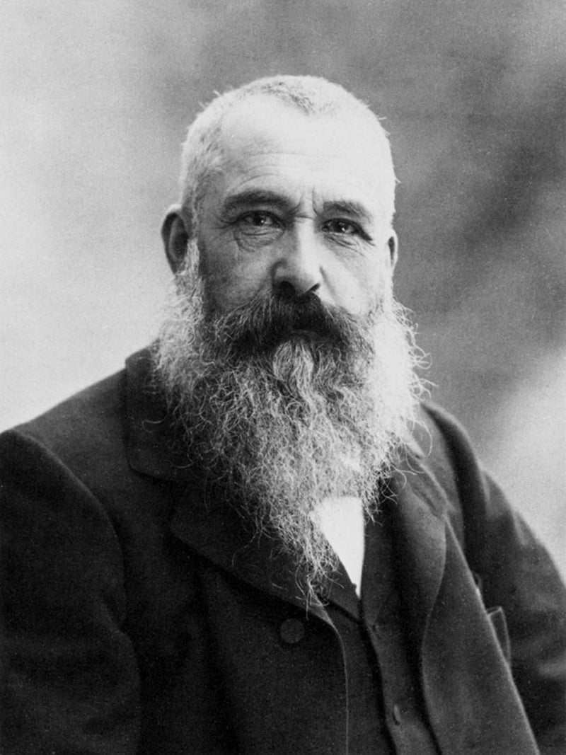 Claude Monet 'A Photograph of The Artist, Reproduction Vintage 250gsm A4 & A3 Classic Poster Print wall art poster – printed in Yorkshire