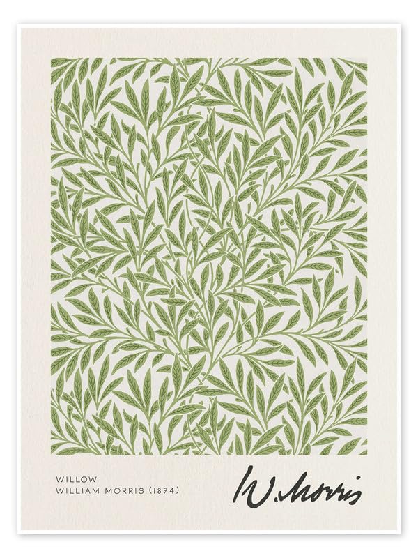milliam morris willow 2 Vintage Floral Print Wall Art Poster Arts & Crafts Botanical Flower Home Decor Poster Print wall art poster – printed in Yorkshire
