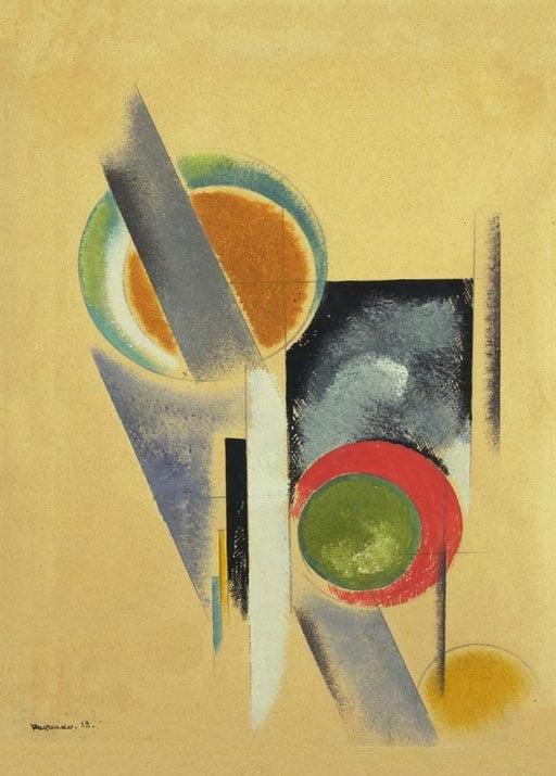 Alexander Rodchenko 'Composition', Russia, 1919, Reproduction 250gsm Vintage Russian Constructivism Poster Print wall art poster – printed in Yorkshire