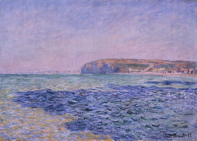 Claude Monet 'Shadows on The Sea, The Cliffs at Pourville', France, 1882, Impressionism, Reproduction 250gsm A4 & A3 Vintage Classic Art Poster Print wall art poster – printed in Yorkshire