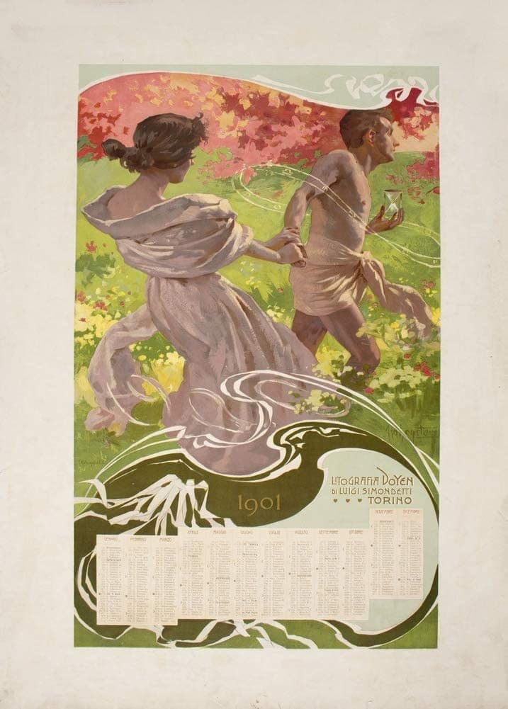 Adolfo Hohenstein 'Doyen Lithograph', Germany, 1901, Reproduction Vintage 250gsm Classic Art Nouveau Poster Print wall art poster – printed in Yorkshire