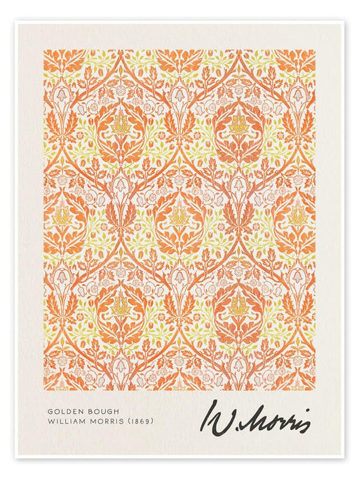 William Morris golden bough Vintage Floral Print Wall Art Poster Arts & Crafts Botanical Flower Home Decor Poster Print wall art poster – printed in Yorkshire
