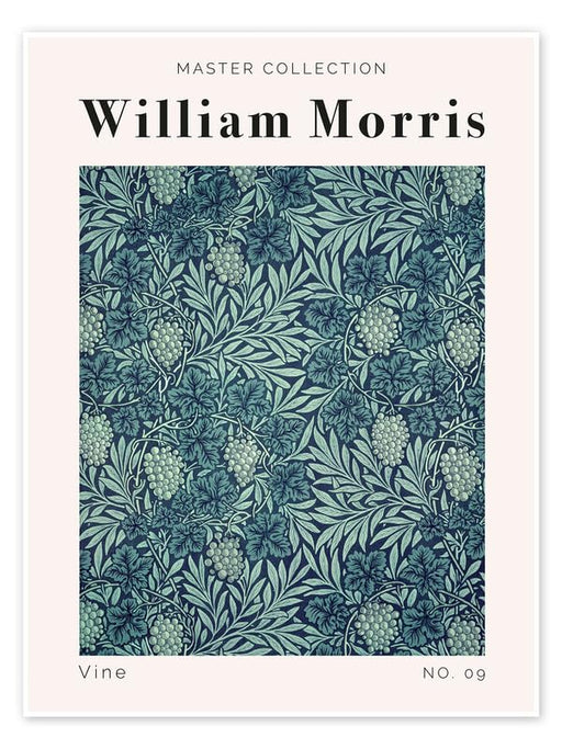 William Morris vine Vintage Floral Print Wall Art Poster Arts & Crafts Botanical Flower Home Decor Poster Print wall art poster – printed in Yorkshire