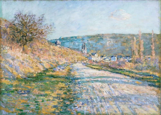Claude Monet 'The Road to Vetheuil', France, 1879, Impressionism, Reproduction 250gsm A4 & A3 Vintage Classic Art Poster Print wall art poster – printed in Yorkshire