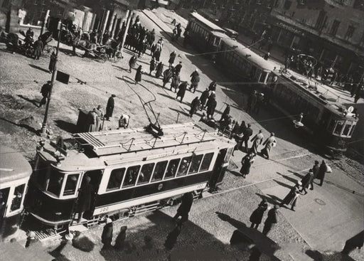 Alexander Rodchenko 'Myasnitskaya and Klora Street Corner', Russia, 1924, Reproduction 250gsm A4 & A3 Vintage Russian Constructivism Poster Print wall art poster – printed in Yorkshire