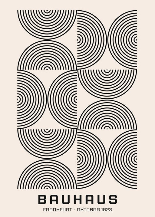 Bauhaus Style Print No. 7 Geometric Abstract Wall Art Poster Modern Minimalist Decor for Home, Office or Studio Framed or Unframed wall art poster – printed in Yorkshire