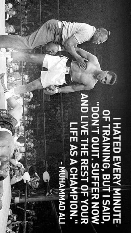 Muhammad Ali Champion Quote Boxing Gym Photo Picture Print Poster Sport Wall Art wall art poster – printed in Yorkshire