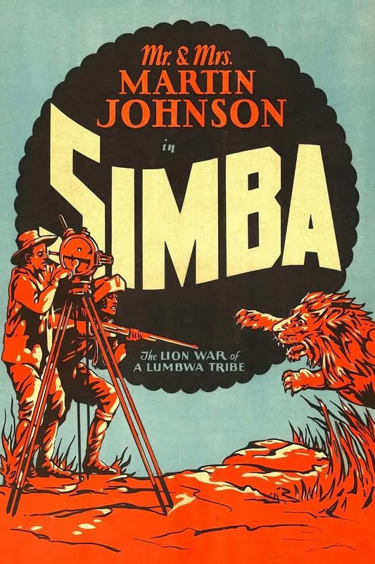 Simba The King of the Beasts Vintage Movie Film Wall Art Poster Print wall art poster – printed in Yorkshire