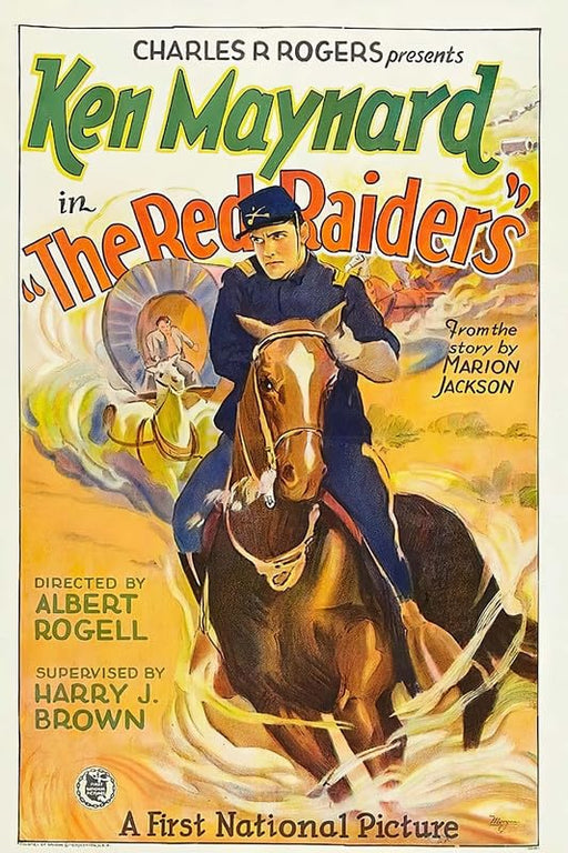 The Red Raiders Vintage Movie Film Wall Art Poster Print wall art poster – printed in Yorkshire