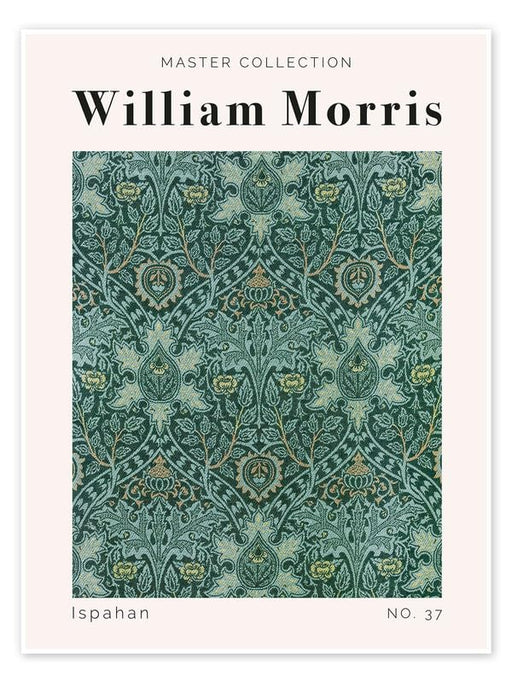 William Morris Ispahan Vintage Floral Print Wall Art Poster Arts & Crafts Botanical Flower Home Decor Poster Print wall art poster – printed in Yorkshire