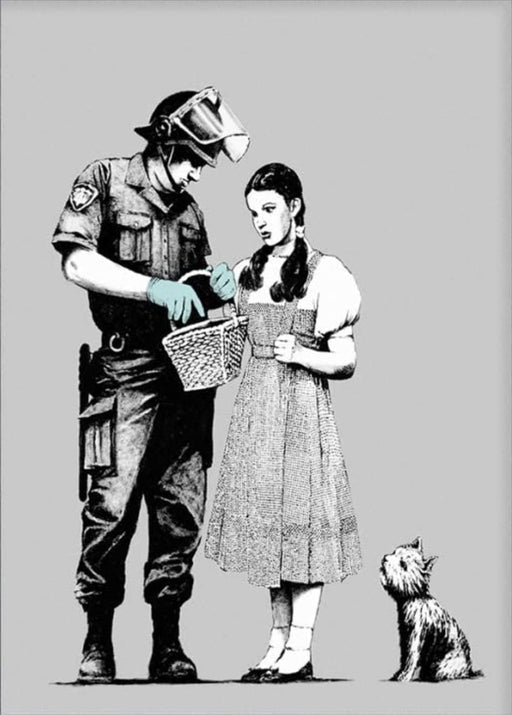 Banksy Banksy Dorothy Police Search reproduction Wall Art Poster print wall art poster – printed in Yorkshire