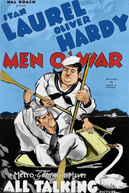 Men O War Vintage Movie Film Wall Art Poster Print wall art poster – printed in Yorkshire